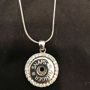 Ginger Snaps silver necklace.